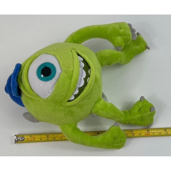 Pixar Disney Monsters University Mike Wazowski Plush 8" Hat & Braces - Picture 12 of 12